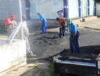 Trechos das ruas Laguna e Santa Catarina recebem pavimentação